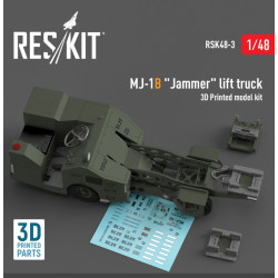 Reskit Rsk48-0003 1/48 Mj1b Jammer Lift Truck 3d Printed Model Kit