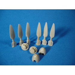 Sbs 48002 1/48 He-111 Vs-11 Propeller Set For Revell Kit Resin Model Kit