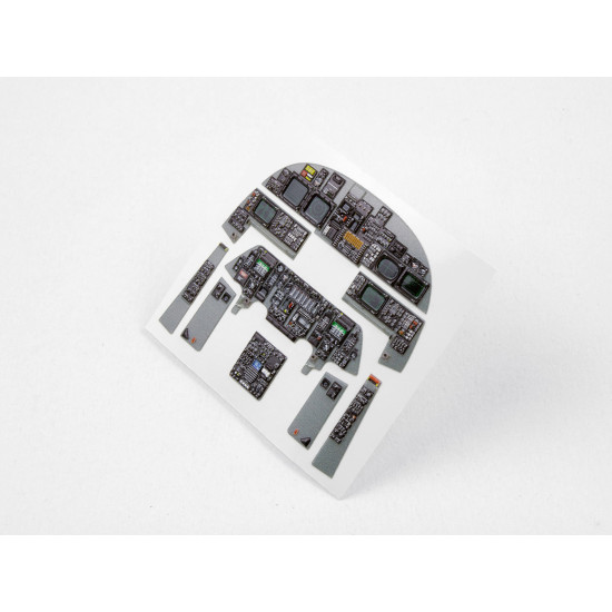 Red Fox Qs-48009 1/48 Rockwell B-1b Lancer Early 3d Acrylic Instrument Panel For Revell