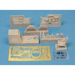 Sbs 48013 1/48 Messerschmitt Bf-109e Cockpit Set Resin Model Kit