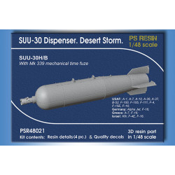 Print Scale PSR48021 1/48 SUU-30 Dispenser Desert Storm 1991 SUU-30H/B 4 pc