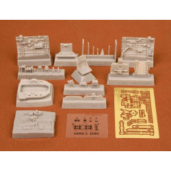 Sbs 48029 1/48 A6m3 Zero Hamp Cockpit Set For Hasegawa Kit Resin Model Kit