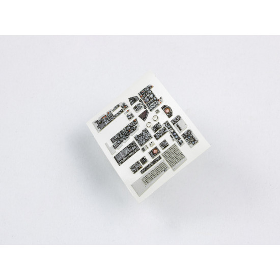 Red Fox Qs-48045 1/48 F-4b Phantom Ii 3d Acrylic Instrument Panel Set For Tamiya