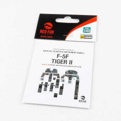 Red Fox Qs-48070 1/48f-5f Tiger Ii 3d Acrylic Instumental Panel Afv Club