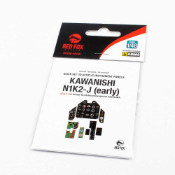 Red Fox Qs-48138 1/48 Kawanishi N1k2-j Early 3d Acrylic Instumental Panel Hasegawa