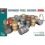 Miniart 49002 - 1/48 - German Fuel Drums 200l Plastic Model