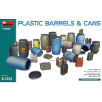 Miniart 49010 - 1/48 - Plastic Barrels Cans Plastic Model Accessories
