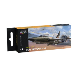 Arcus 5005 Enamel paints set USAF Vietnam War 6 colors in set 10ml