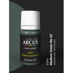 Arcus 525 Enamel paint USAF Medium Green No. 42 Saturated color 10ml