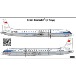 Bsmodelle 144601 1/144 Ilyushin Il 18 Aeroflot Decal For Model Aircraft