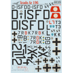 Print Scale 72-461 - 1/72 - Arado Ar 196. Decal for aircraft
