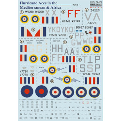 Print Scale 72-472 1/72 Hurricane Aces in the Mediterranean & Africa. Part 2