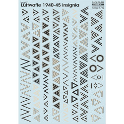 Print Scale 72-486 1/72 Decal For Luftwaffe 1940 45 Insignia Winkel The Complete Set 1 5 Leaf