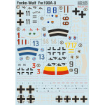 Print Scale 72-487 1/72 Decal For Focke Wulf 190a 8