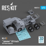 Reskit Rsk72-0005 1/72 Mj 1c Jammer Lift Truck 3d Printed Model Kit