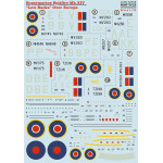 Print Scale 72-516 1/72 Supermarine Spitfire Xiv Low Backs Over Europe