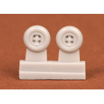 Sbs 72027 1/72 Spitfire Wheel Set 4-spoke Resin Model Kit