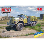 Icm 72816 1/72 Zil 131 Viysks Coat Of The Armed Forces Of Ukraine Military Vehicle Kit