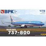 BPK 7219 - 1/72 - Airplane Boeing 737-800 KLM Plastic Model Aircraft