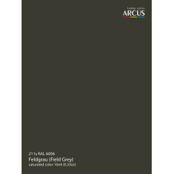 Arcus A211 Acrylic Paint Ral 6006 Feldgrau Field Grey Saturated Color