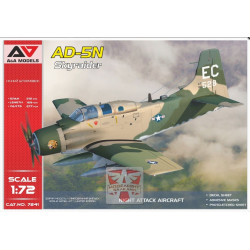 Aa Models 7241 1/72 Ad-5n Skyraider Night Attack Aircraft