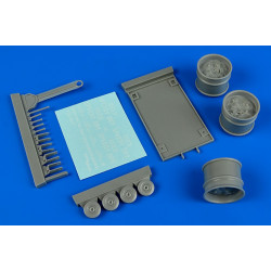 Aerobonus 320087 1/32 Us Navy Utility Trailer Wagon 36x60 Inch With Spill Absorbents