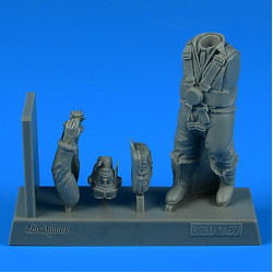 Aerobonus 320167 1/32 Raf Wwii Bomber Pilot With Parachute Resin Kit