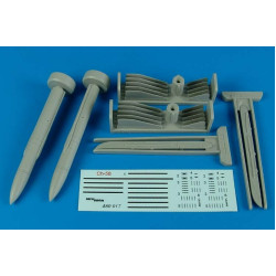 Aerobonus 480017 1/48 Ch-58 As-11 Kilter Air-to-ground Missiles Resin Kit