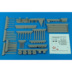 Aerobonus 480049 1/48 Usaf F-2a Flightline Trailer Steel Platform With Racks