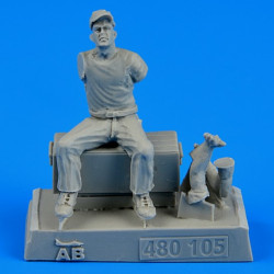 Aerobonus 480105 1/48 U.s. Army Aircraft Mechanic Wwii Pacific Theatre Resin Kit