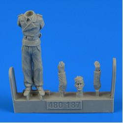 Aerobonus 480187 1/48 German Wwii Tank Crew Trooper D Resin Kit