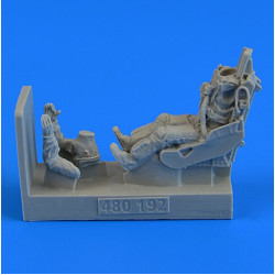 Aerobonus 480192 1/48 Usaf Fighter Pilot For F-5a/C With Ejection Seat Resin Kit