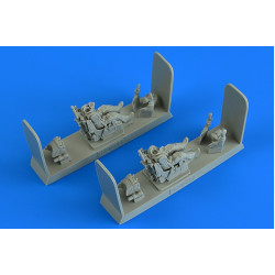 Aerobonus 480217 1/48 Modern Soviet Fighter Pilot And Operator With Ej Seat For Mig-31 Foxhound
