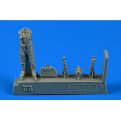 Aerobonus 720028 1/72 Us Navy Pilot With Bag - Vietnam War 1965 - 1973