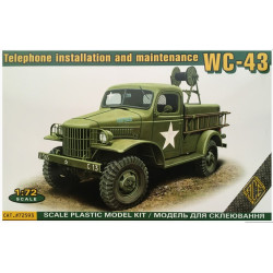 Ace 72593 1/72 Wc-43 T-215 Tele Maintenance 1/2 Ton Truck Plastic Model Kit