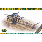 Ace 72594 1/72 Cannone Da105/28 Ruote Electron Plastic Model Kit
