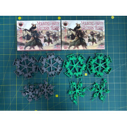 Alliance 72058 72059 1/72 Mounted Heavy Eastern Tribes Set 1 Set 2 Figures Model Kit