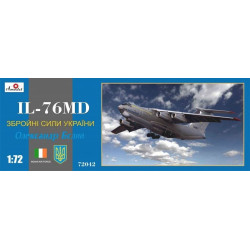 Amodel 72042 1/72 Il-76md Deck Of The Ukrainian Air Force And Indian Air Force
