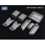 Amp-aft1406 1/144 B-2 Bomb Bay Chassis Niches Air Intakes And Exhausts B-2 Model Kit