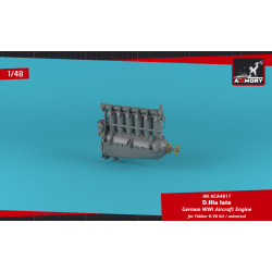 Armory Aca4817 1/48 German Wwi Aircraft Engine Mod D.iiia