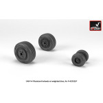 Armory Aw48324 1/48 F-4 Phantom-ii Wheels W/ Weighted Tires, Mid