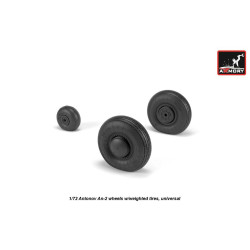 Armory Aw72057 1/72 Antonov An-2/An-3 Colt Wheels W/ Weighted Tires