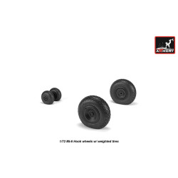 Armory Aw72058 1/72 Mil Mi-6 Hook Wheels W/ Weighted Tires