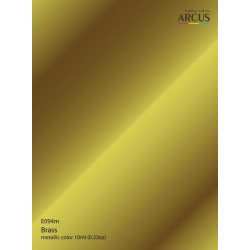 Arcus A094 Acrylic Paint Brass Metallic Color 10ml.