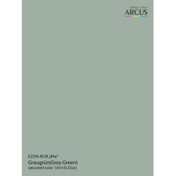 Arcus A259 Acrylic Paint Rlm 84a Graugrun Grey Green Saturated Color 10ml.