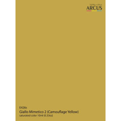 Arcus A426 Acrylic Paint Giallo Mimetico 2 Camouflage Yellow Saturated Color 10ml