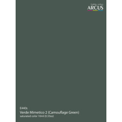 Arcus A440 Acrylic Paint Verde Mimetico 2 Camouflage Green Saturated Color 10ml