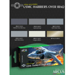 Arcus A5002 Acrylic Paints Set Usmc Harriers Over Iraq 6 Colors In Set 10ml