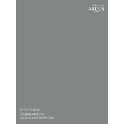 Arcus A577 Acrylic Paint Fs 36251 Aggressor Gray Saturated Color 10ml.