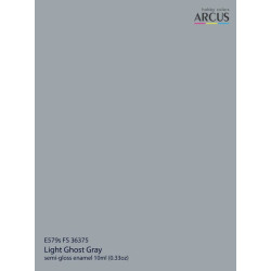 Arcus A579 Acrylic Paint Fs 36375 Light Ghost Gray Saturated Color 10ml